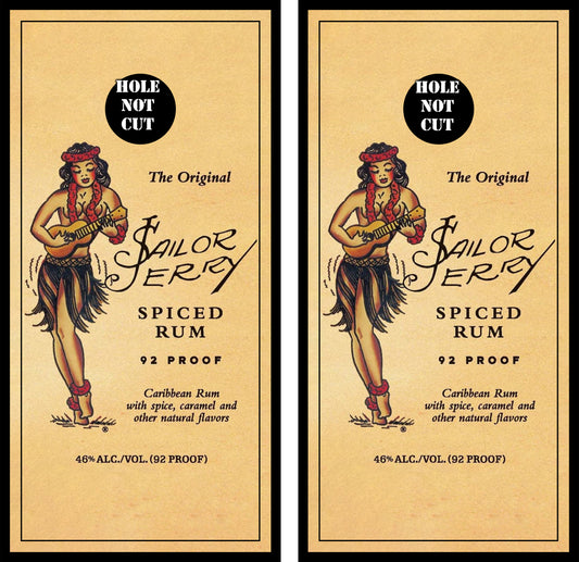 Sailor Jerry Rum Cornhole Wraps/Skins