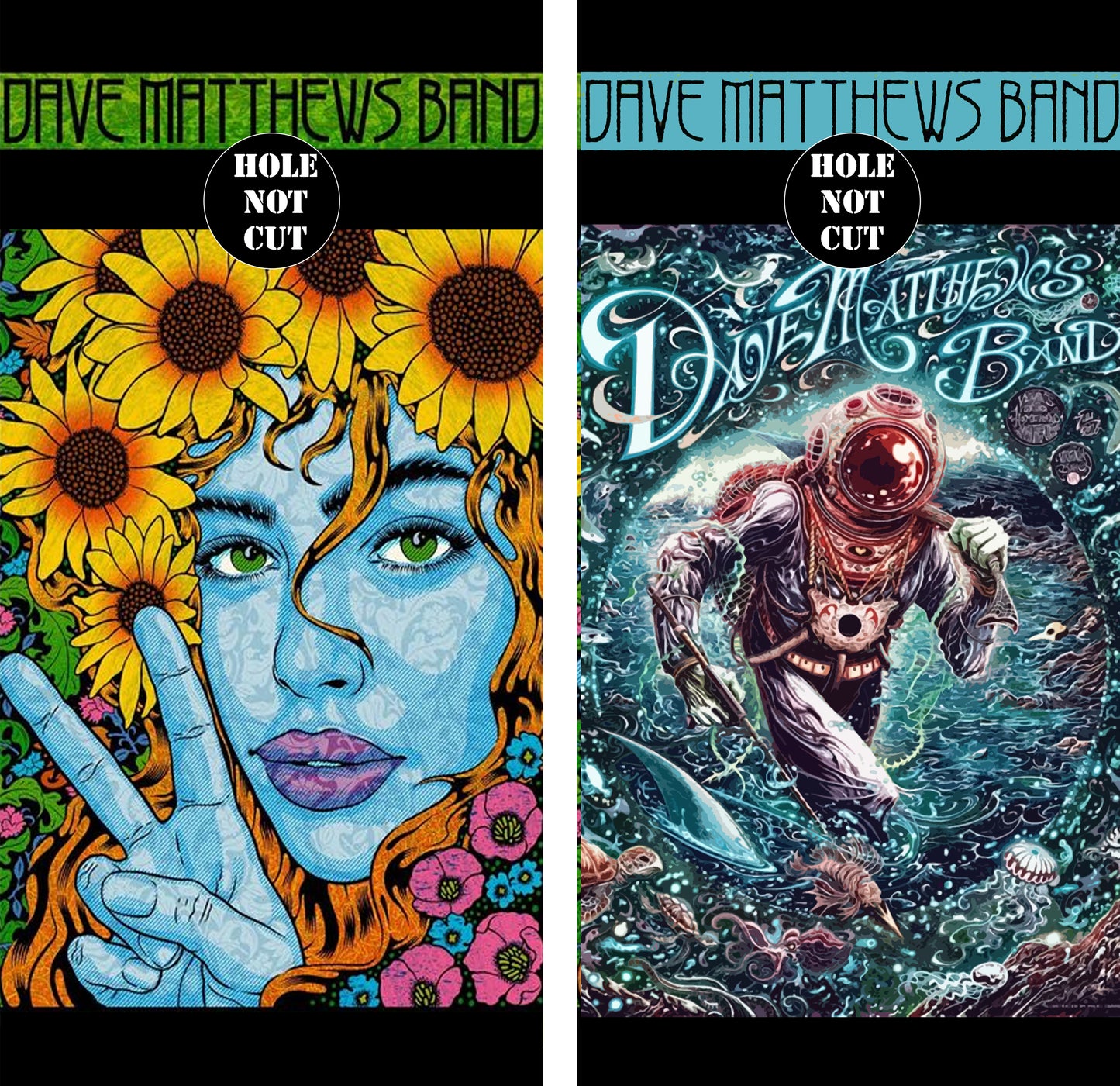 Dave Mathews Band Album Covers Cornhole Wraps/Skins