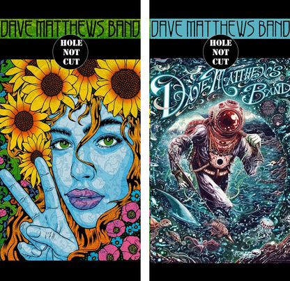 Dave Mathews Band Album Covers Cornhole Wraps/Skins