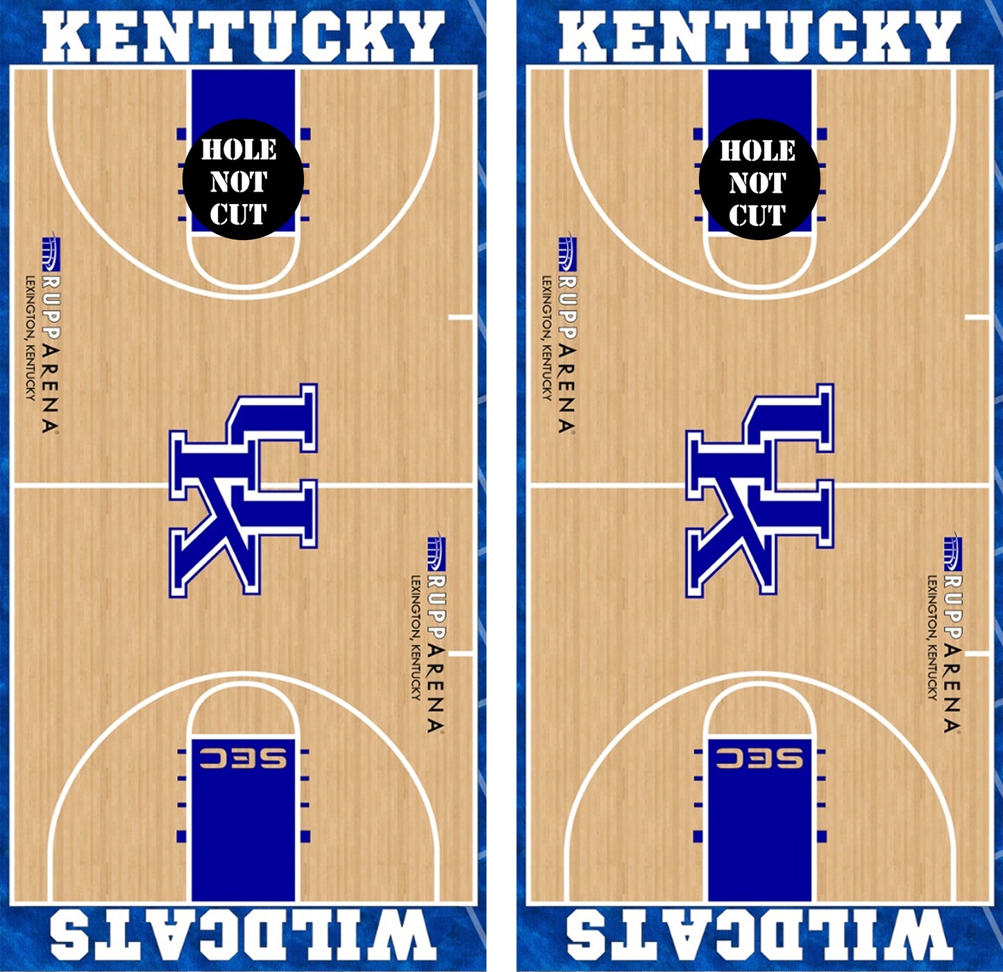 Kentucky Wildcats Basketball Court Vinyl Wraps/Skins