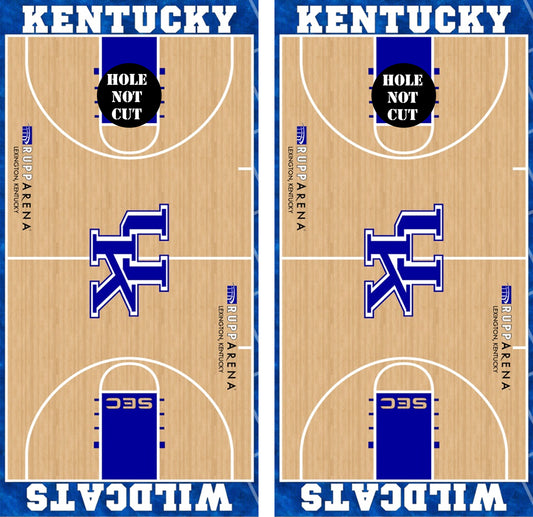 Kentucky Wildcats Basketball Court Vinyl Wraps/Skins
