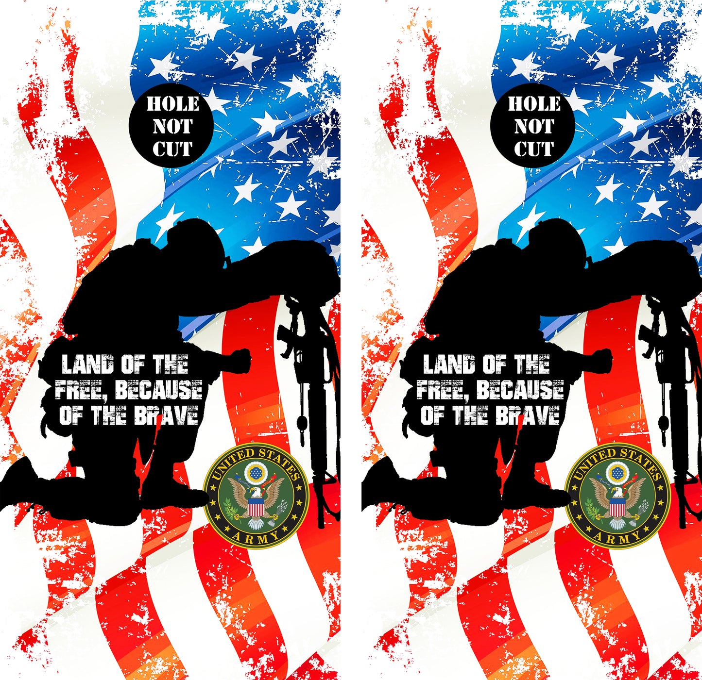Land of the Free Because of the Brave Vinyl Wraps/Skins