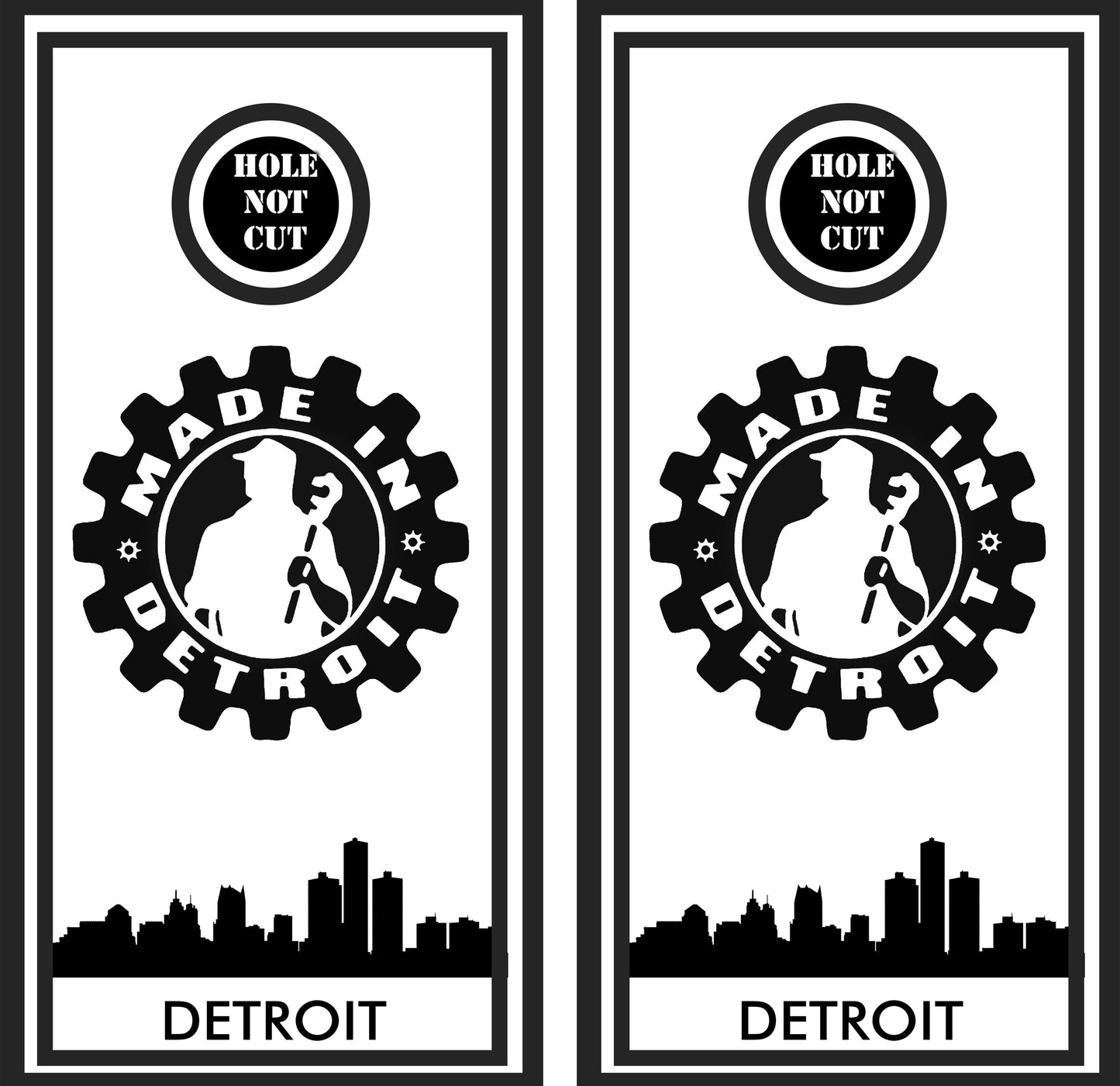 Made in Detroit Logo Vinyl Wraps/Skins