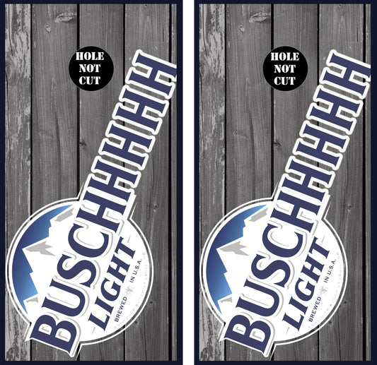Buschhhh Busch Light Grey Vinyl Wraps/Skins