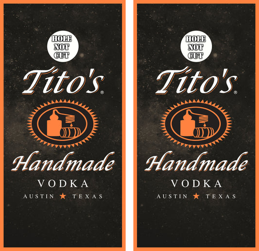 Titos Vodka Cornhole Wraps/Skins