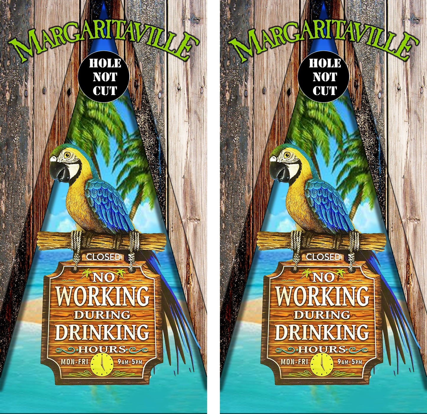 Margaritaville Closed Sign Vinyl Wraps/Skins