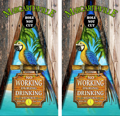 Margaritaville Closed Sign Vinyl Wraps/Skins