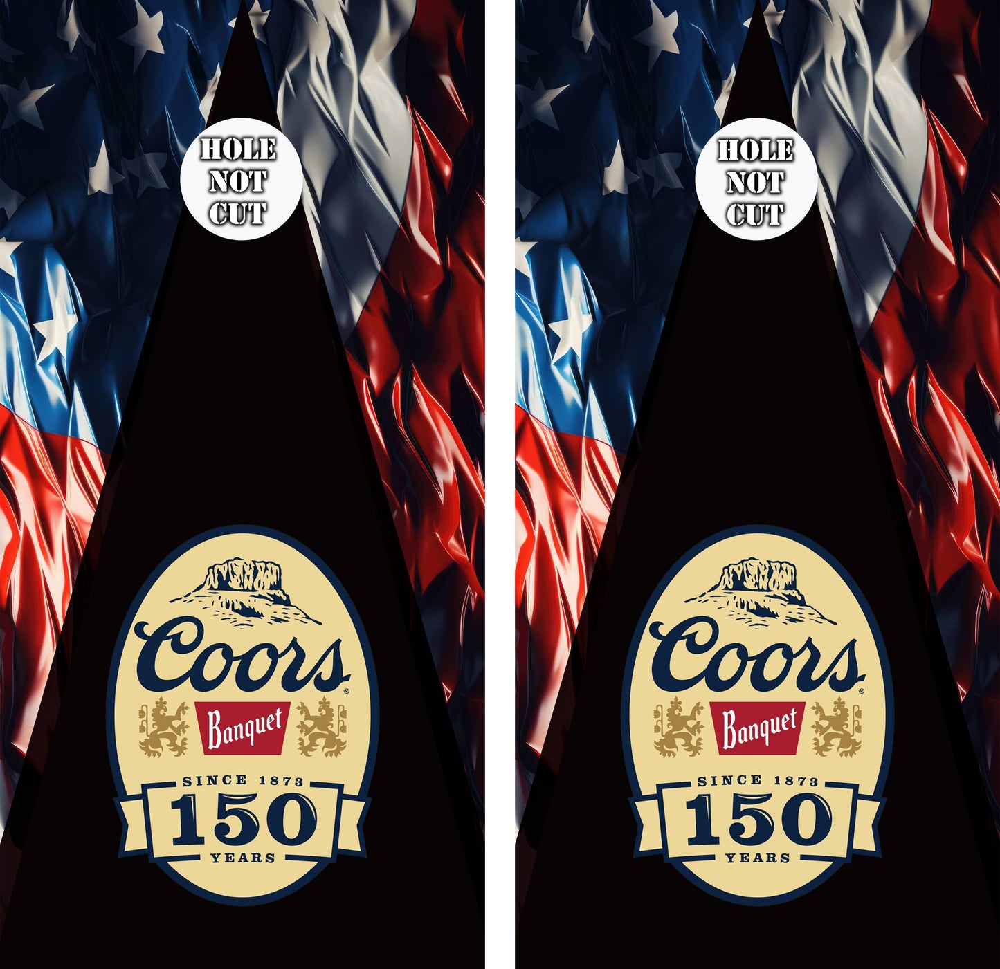 Coors Banquet Flag Printed Vinyl Wraps/Skins