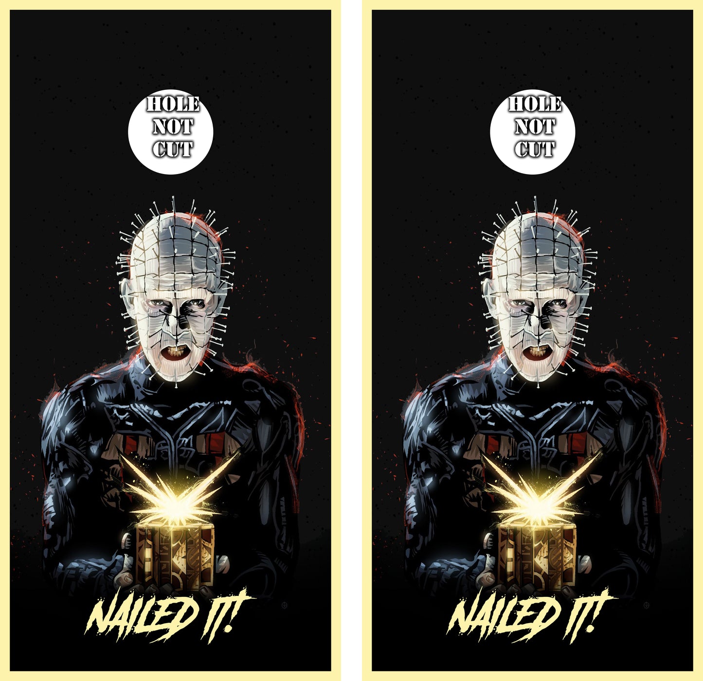 Hellraiser Cornhole Wraps/Skins