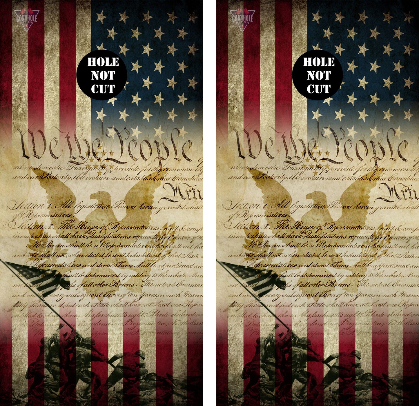 Declaration of Independence Amerian Flag Wraps/Skins