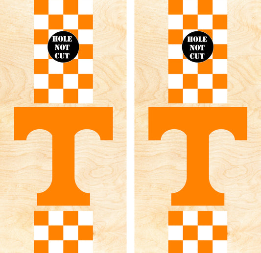 Texas Longhorns Checkered T Vinyl Wraps/Skins
