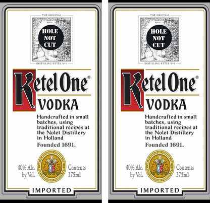 Kettle One Vodka Cornhole Wraps/Skins