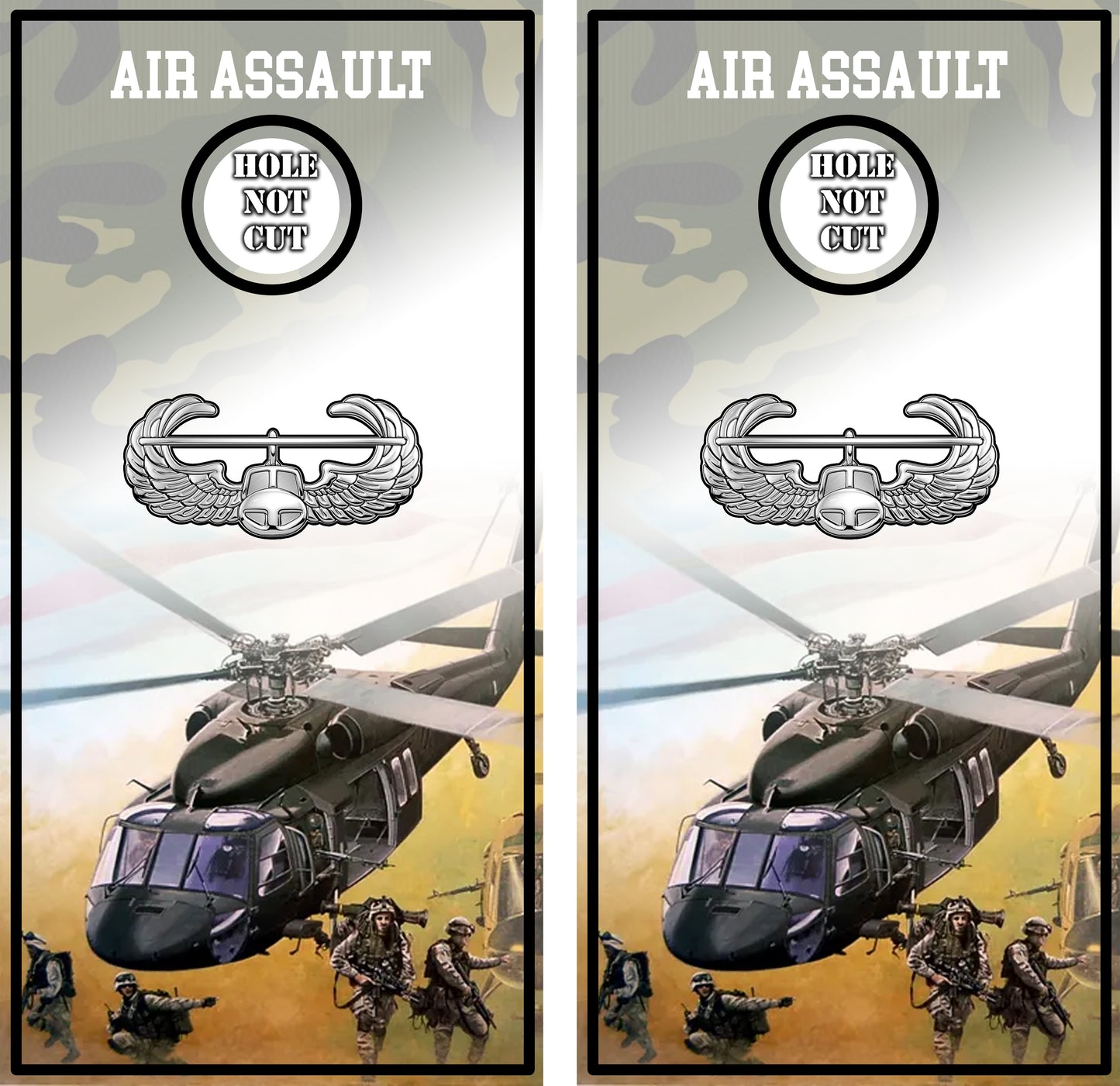 Air Assault Helicopter Vinyl Wraps/Skins