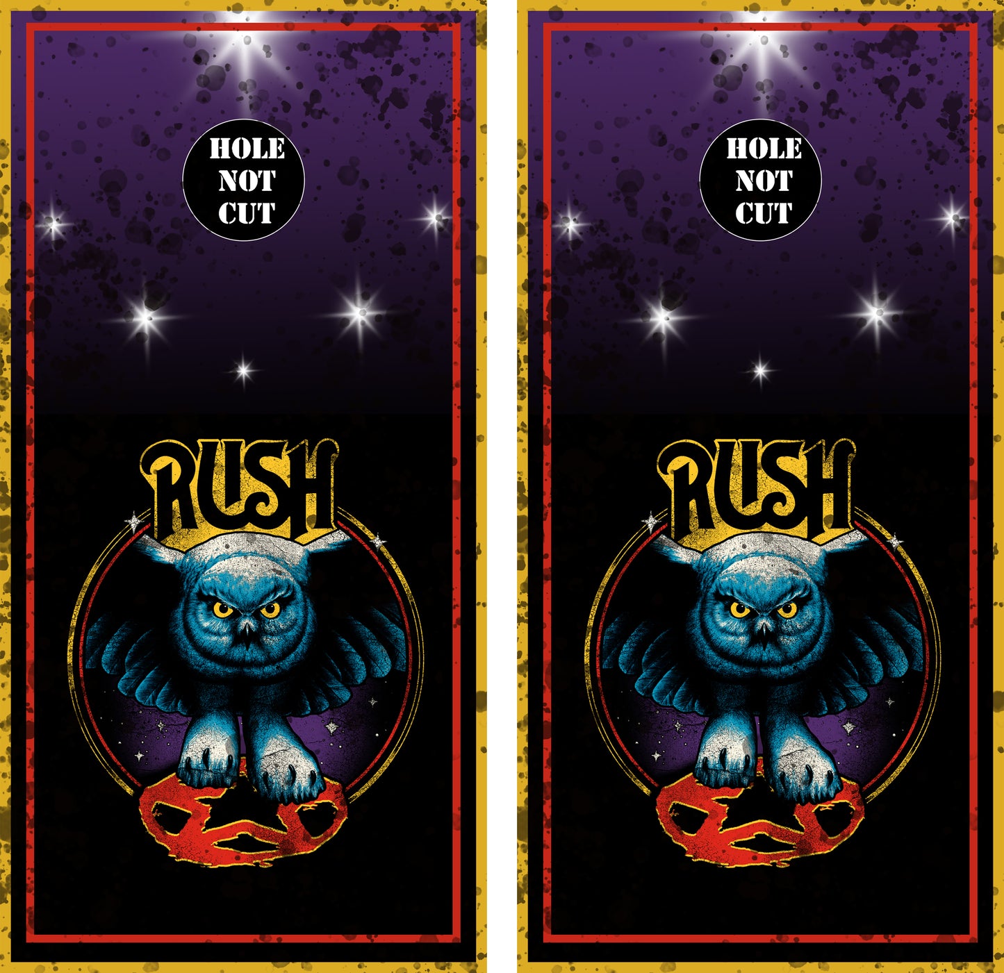 Rush Album Cover Cornhole Vinyl Wraps/Skins