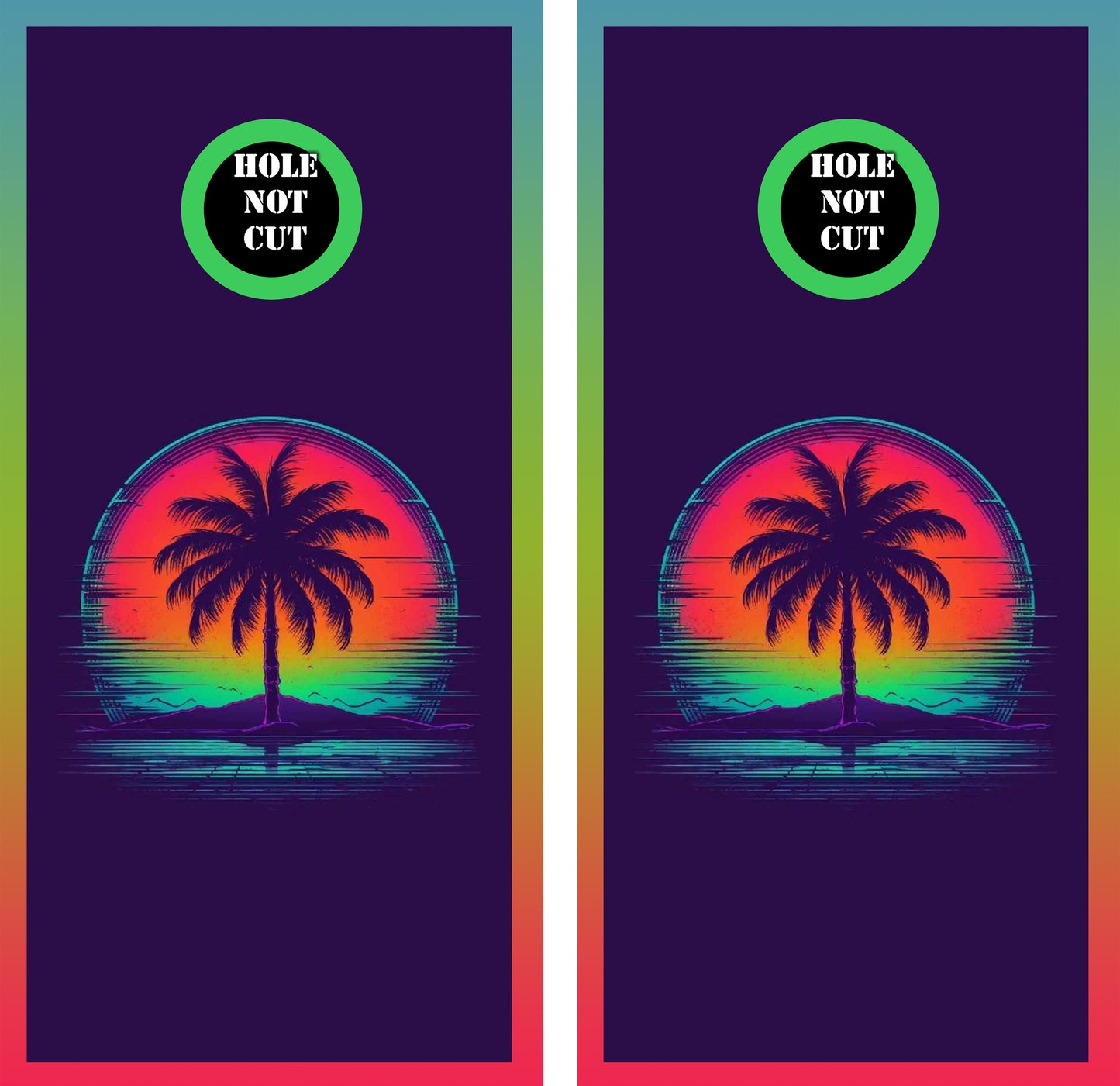 Neon Palm Tree Vinyl Wraps/Skins
