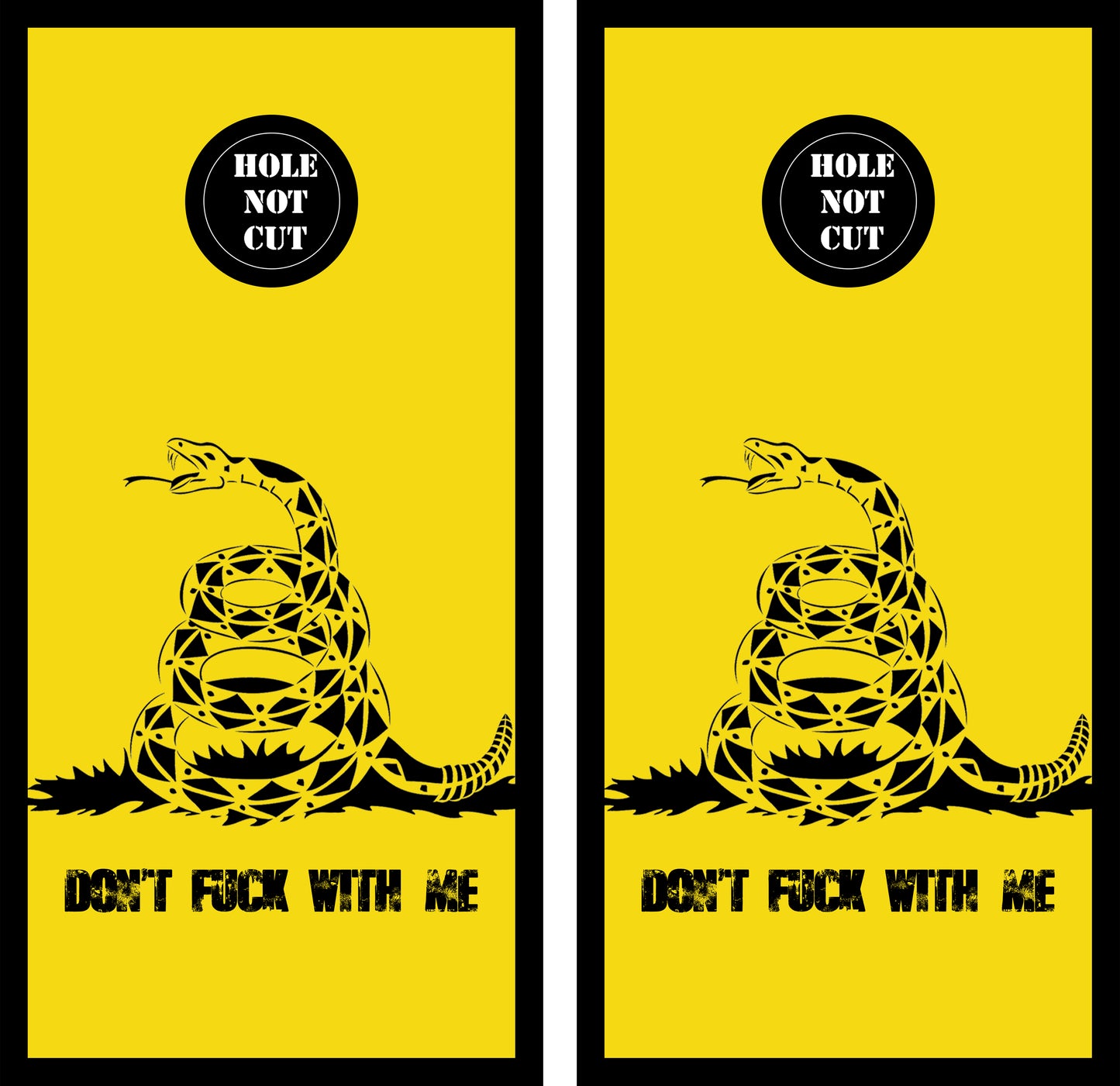 Dont F With me Rattlesnake Vinyl Wraps/Skins