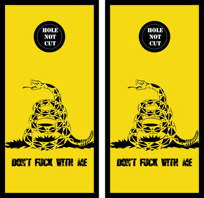 Dont F With me Rattlesnake Vinyl Wraps/Skins