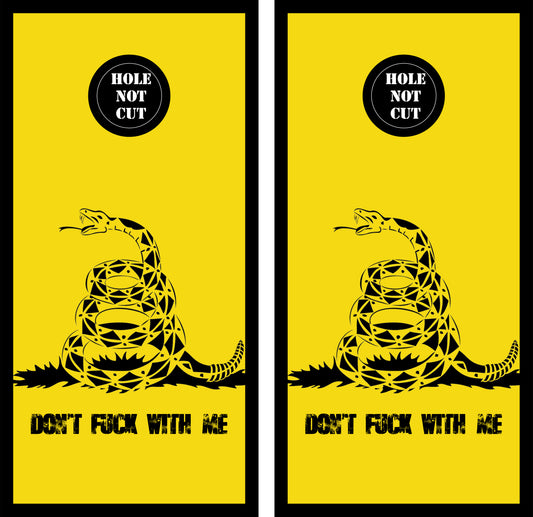 Dont F With me Rattlesnake Vinyl Wraps/Skins