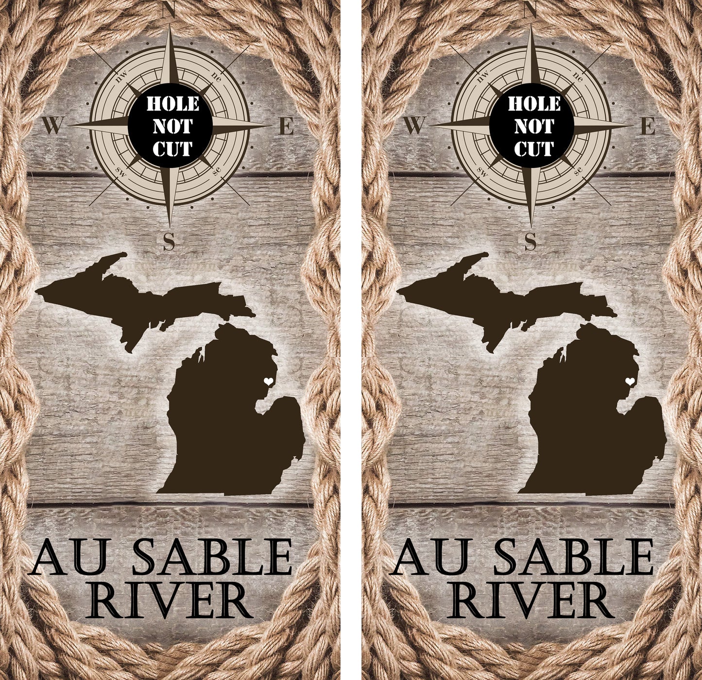Michigan Lake Rope Vinyl Wraps/Skins - Customizeable