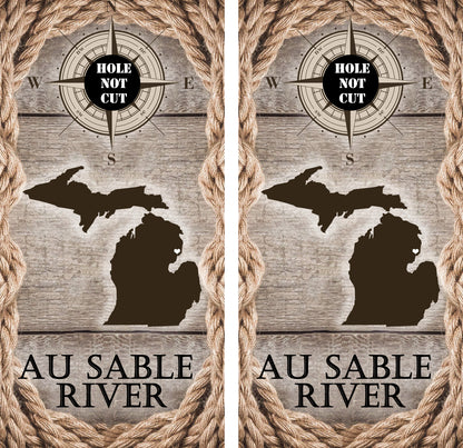 Michigan Lake Rope Vinyl Wraps/Skins - Customizeable