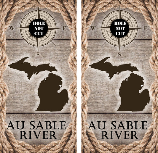 Michigan Lake Rope Vinyl Wraps/Skins - Customizeable
