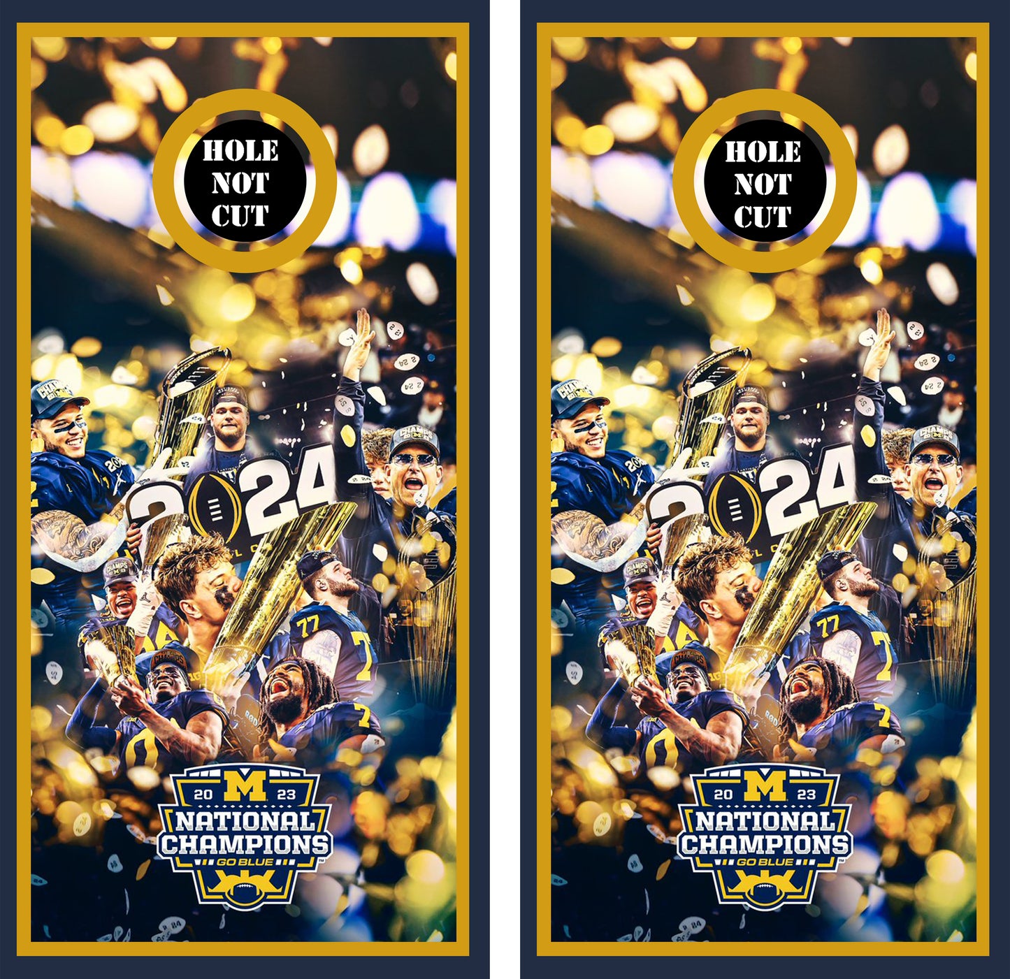 University of Michigan Champs Collage Vinyl Wraps/Skins 2