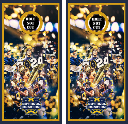 University of Michigan Champs Collage Vinyl Wraps/Skins 2