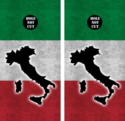 Italian Flag Cornhole Wraps/Skins