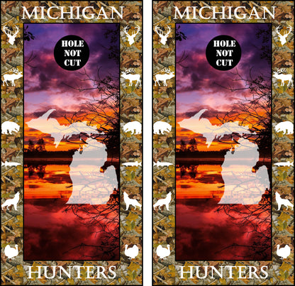 Michigan Hunter Peninsula Sunset Vinyl Wraps/Skins