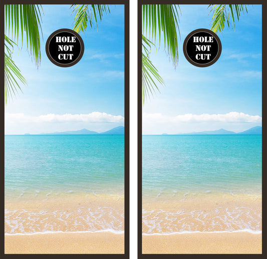 Tropical Beach Scene Vinyl Wraps/Skins