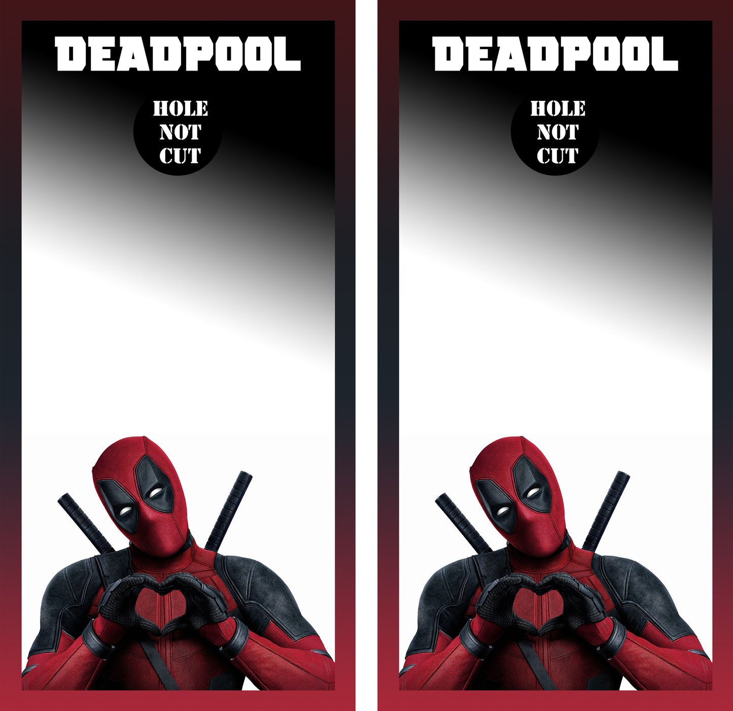 Deadpool Cornhole Vinyl Wraps/Skins