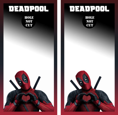 Deadpool Cornhole Vinyl Wraps/Skins