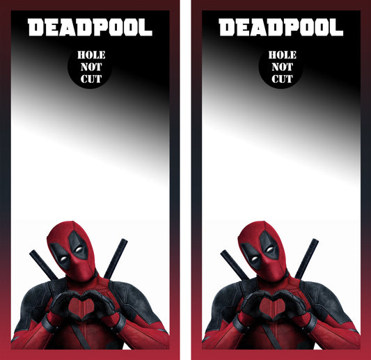 Deadpool Cornhole Vinyl Wraps/Skins