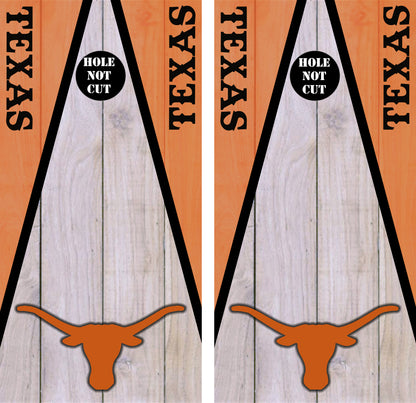 Texas Longhorn Shuffle Board Style Vinyl Wraps/Skins