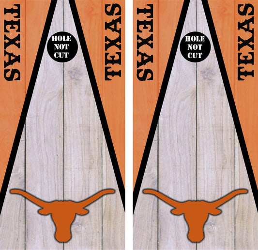 Texas Longhorn Shuffle Board Style Vinyl Wraps/Skins
