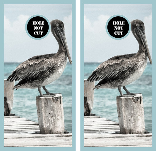 Pelicans on Dock printe Vinyl Wraps/Skins