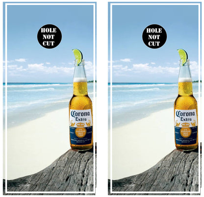 Corona Bottle Beach Printed Vinyl Wraps/Skins