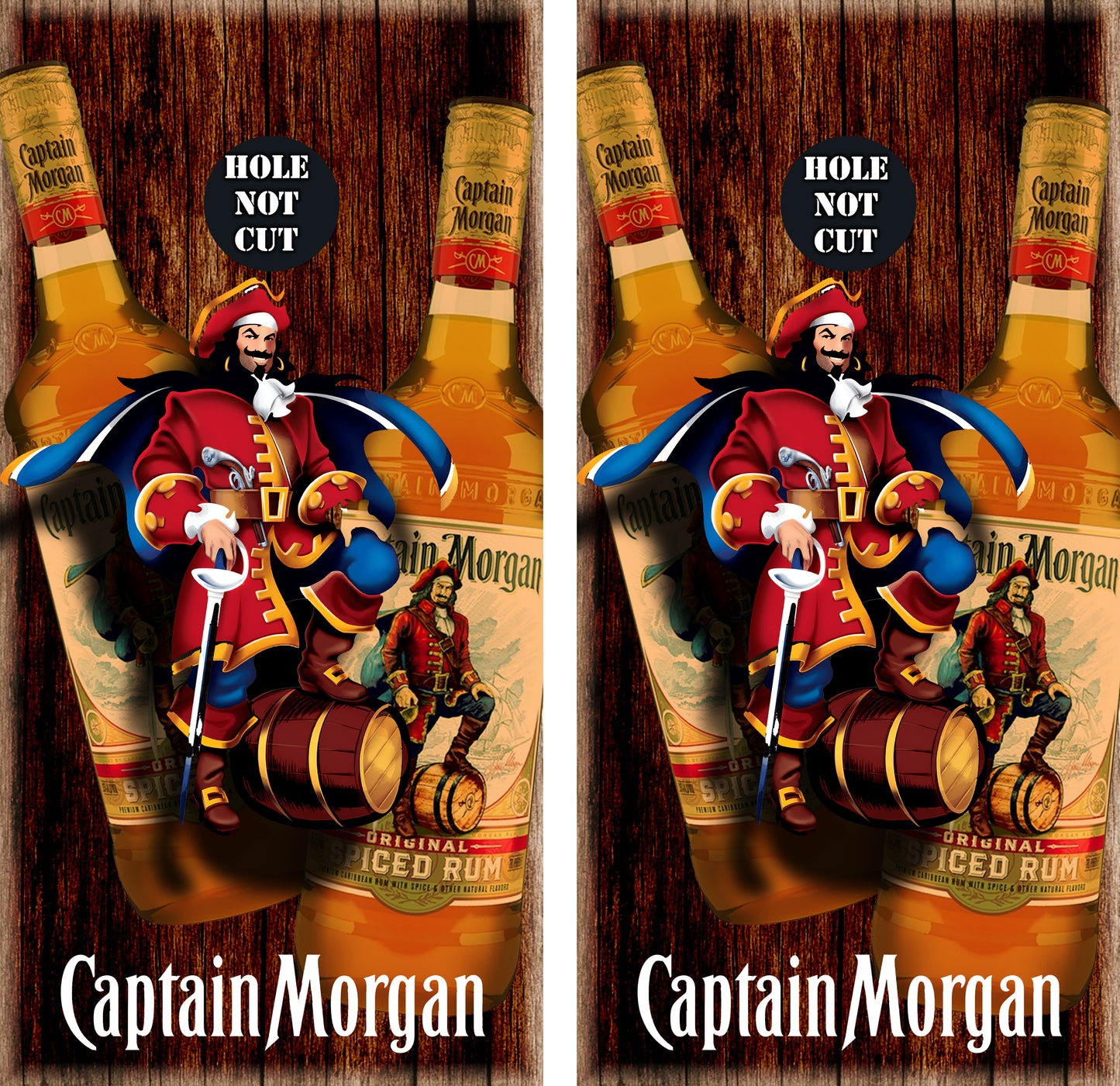 Captain Morgan Rum Bottles Vinyl Wraps/Skins