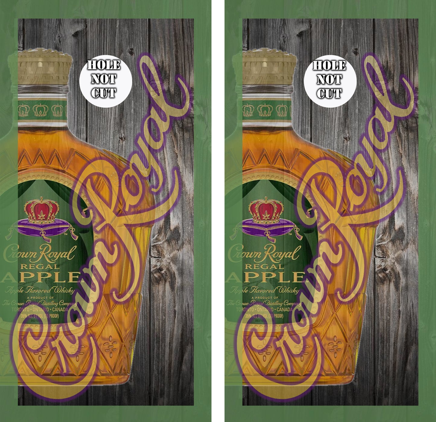 Crown Apple Printed Vinyl Wraps/Skins