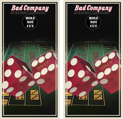 Bad Company Album Cover Cornhole Vinyl Wraps/Skins