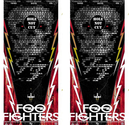 Foo Fighters Album Cover Cornhole Vinyl Wraps/Skins