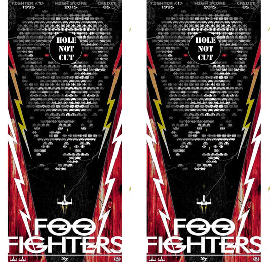 Foo Fighters Album Cover Cornhole Vinyl Wraps/Skins