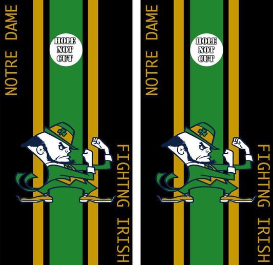 Notre Dame Fighting Irish Striped Wraps/Skins