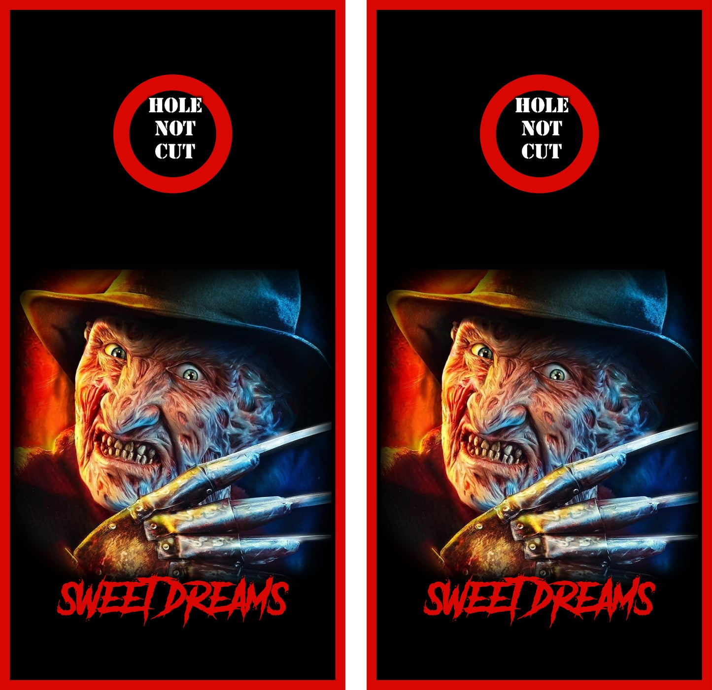 Freddy Krueger Cornhole Vinyl Wraps/Skins