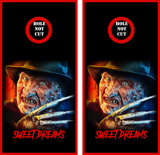 Freddy Krueger Cornhole Vinyl Wraps/Skins
