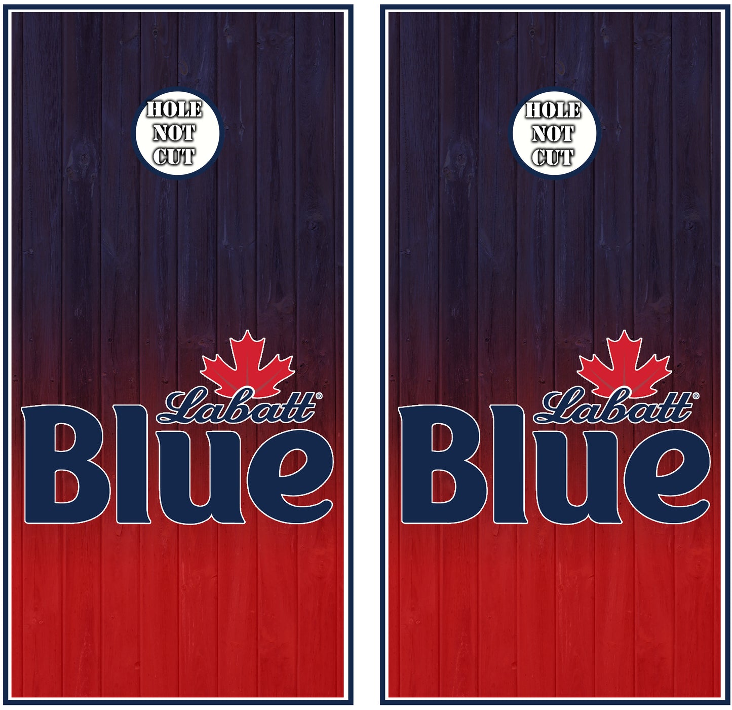 Labatt Blue Beer Cornhole Wraps/Skins