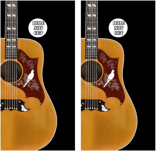 Dove Acoustic Guitar Cornhole Vinyl Wraps/Skins