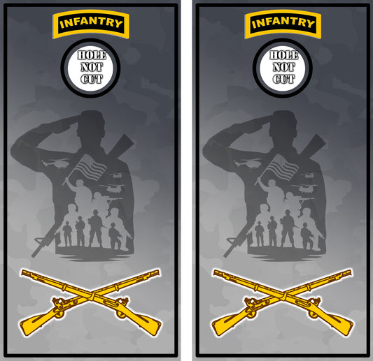 Infantry Logo Military Vinyl Wraps/Skins