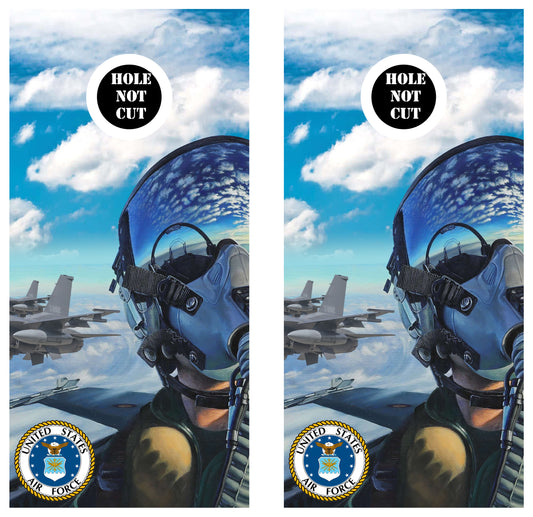 Air Force Logo Pilot Vinyl Wraps/Skins