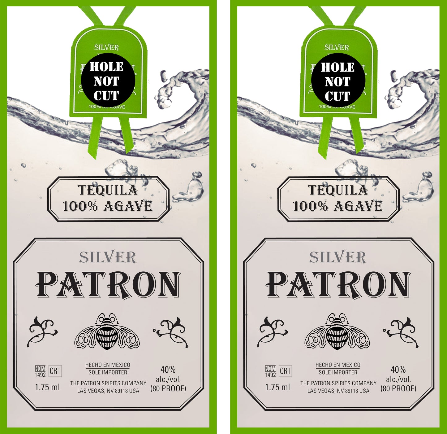 Patron Tequila Cornhole Vinyl Wraps/Skins